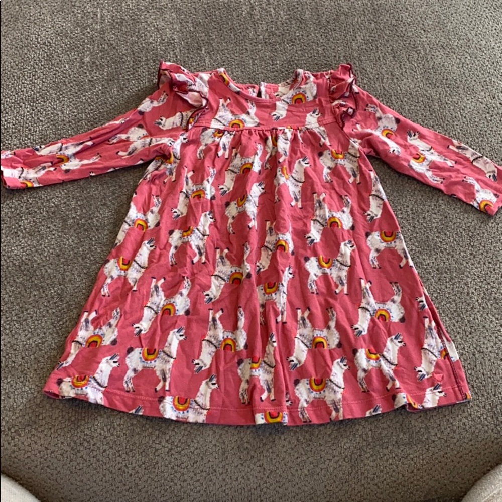 Pink Chicken Llama/Alpaca Dress